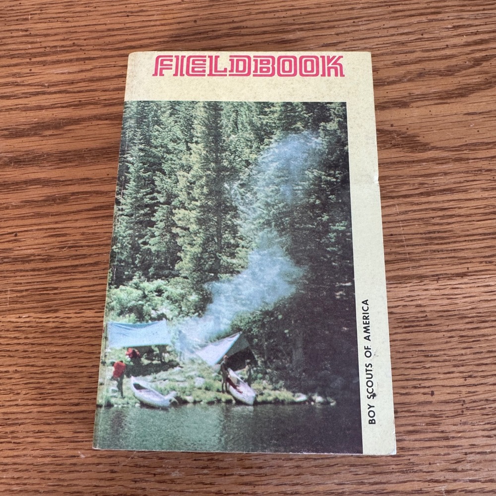 Vintage Boy Scouts of America Fieldbook 1977 Second Edition No 3201 BSA Book